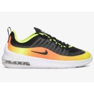 Nike Kids Air Max Axis LU2 Black Volt Orange Slip- On Shoe Size 10C